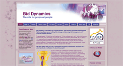Desktop Screenshot of bid-dynamics.co.uk