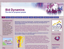 Tablet Screenshot of bid-dynamics.co.uk